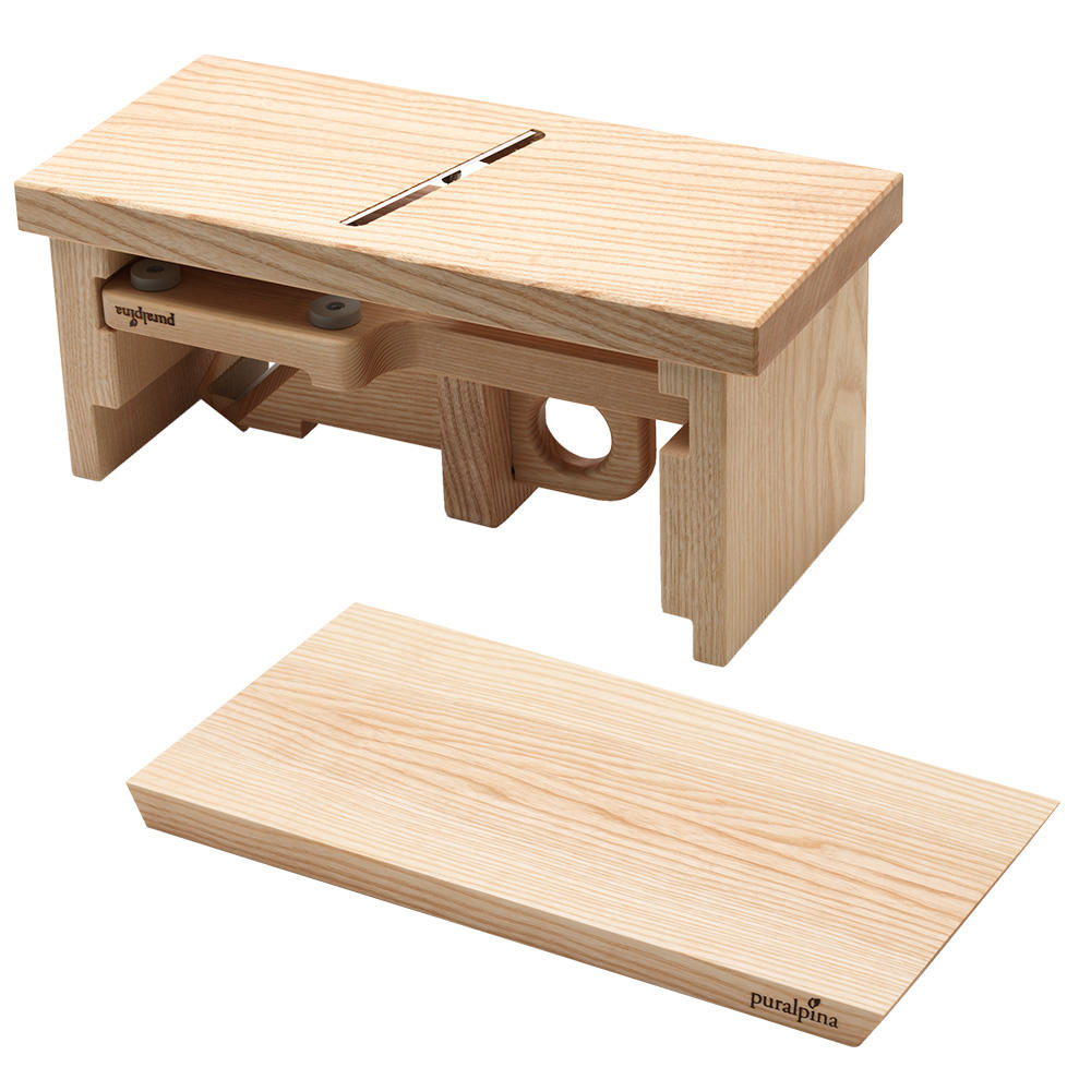 Sausage & Cheese Slicer, Combination Set, incl. Serving Tray, Ash