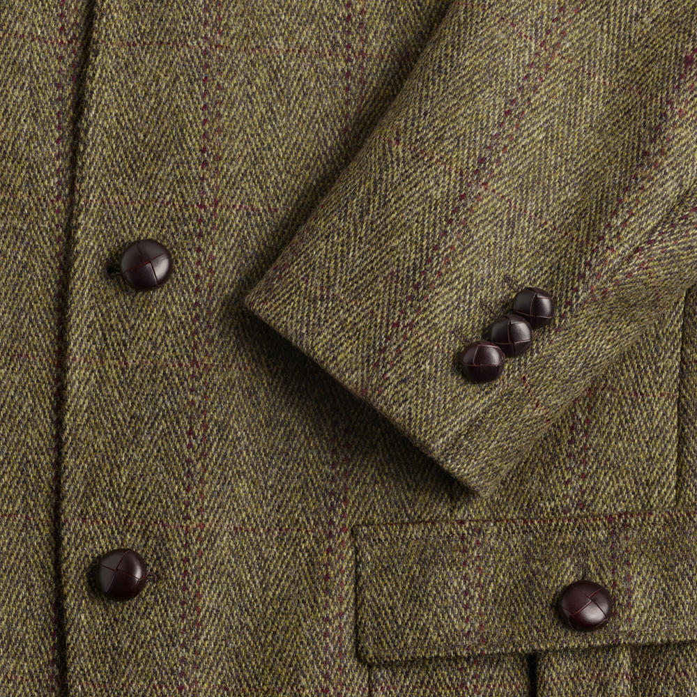 Herren Tweed-Jagdsakko, grün