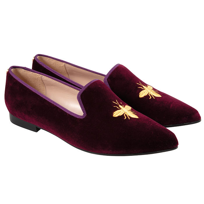 Ladies Velvet Loafer »Bee«