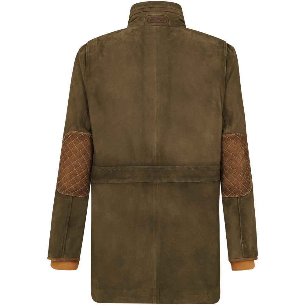 Herren Leder-Jagdjacke »Shooting Coat«