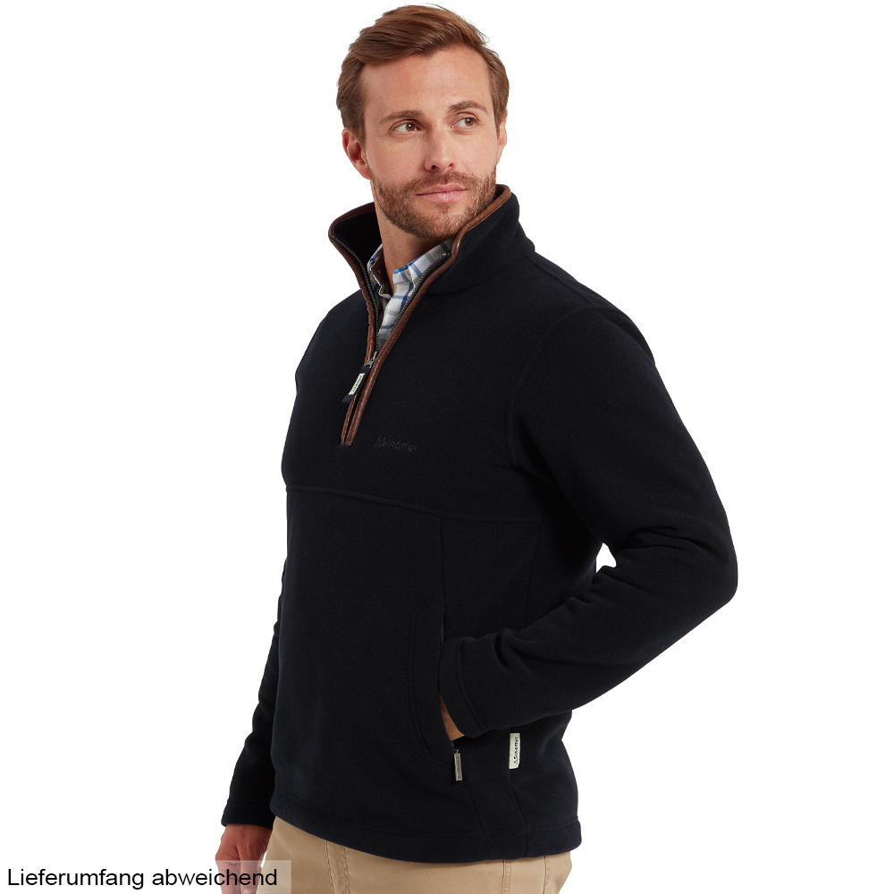Pull Troyer en polaire Schöffel » Berkeley «, vert olive foncé