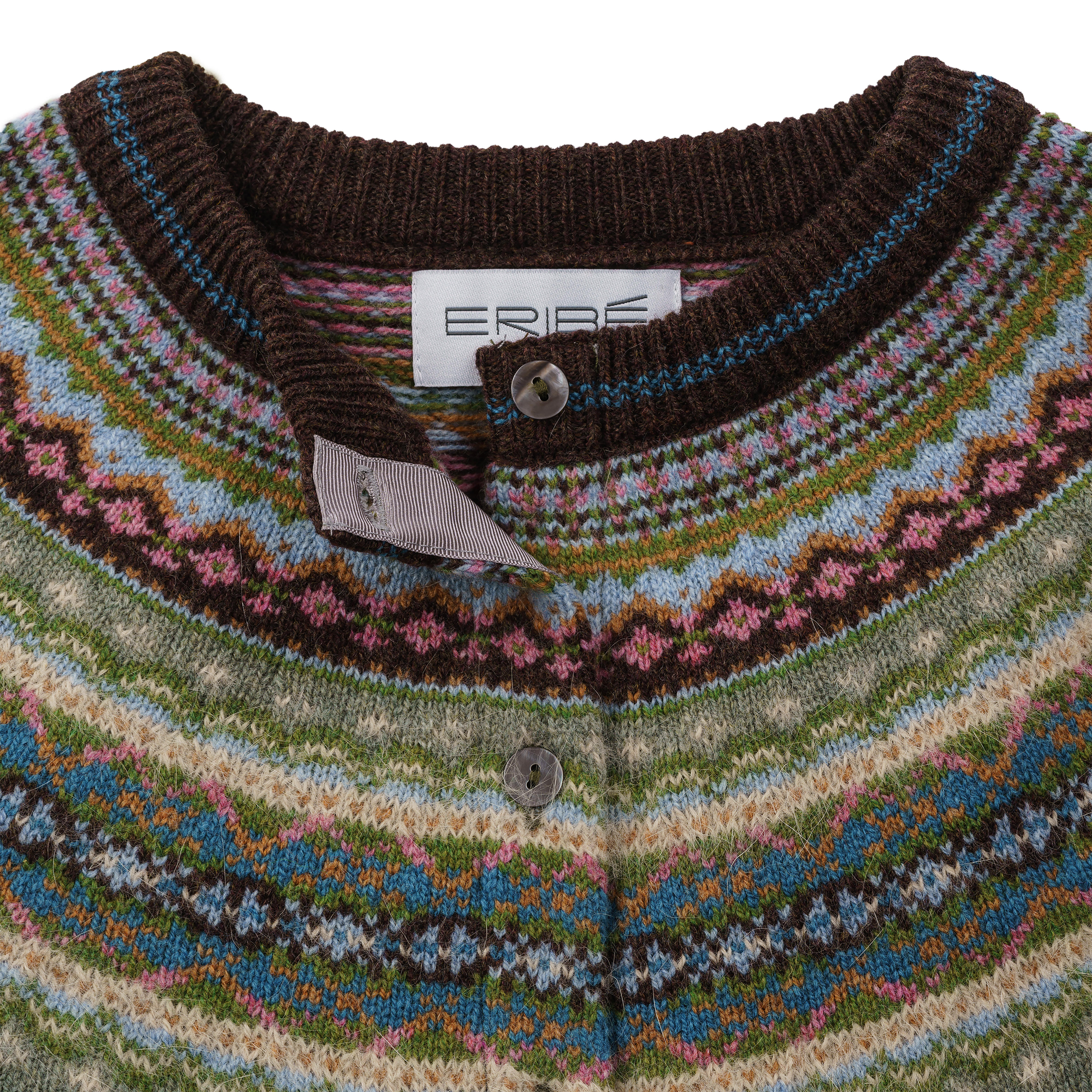Eribé Damenstrickjacke Fair Isle