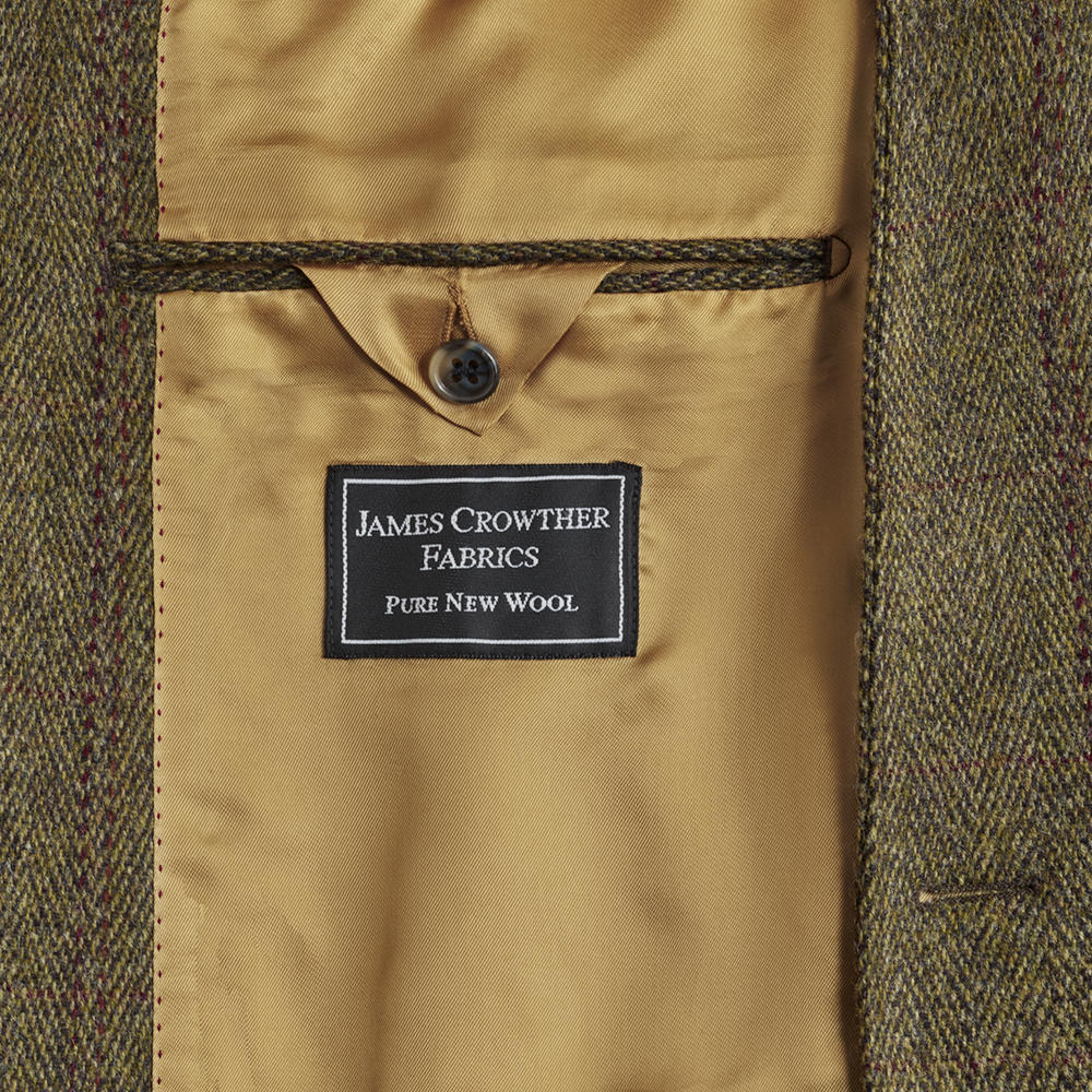 Herren Tweed-Jagdsakko, grün