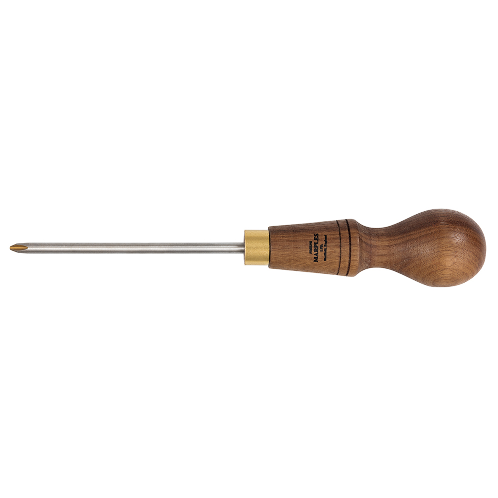 Cabinet Screwdriver, PH2, Oiled Walnut Handle