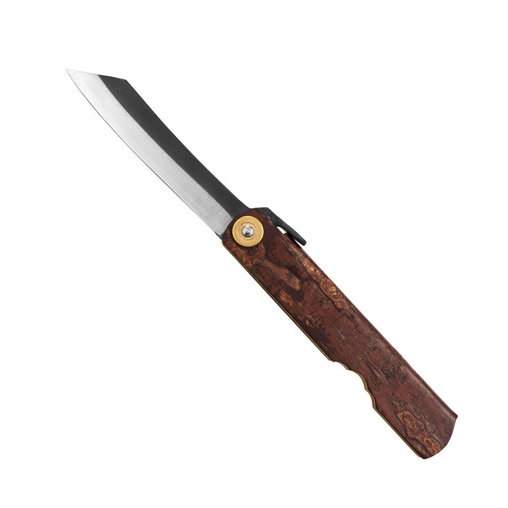 Higonokami »Kabazaiku«, Cherry Bark, Forged Skin, Small