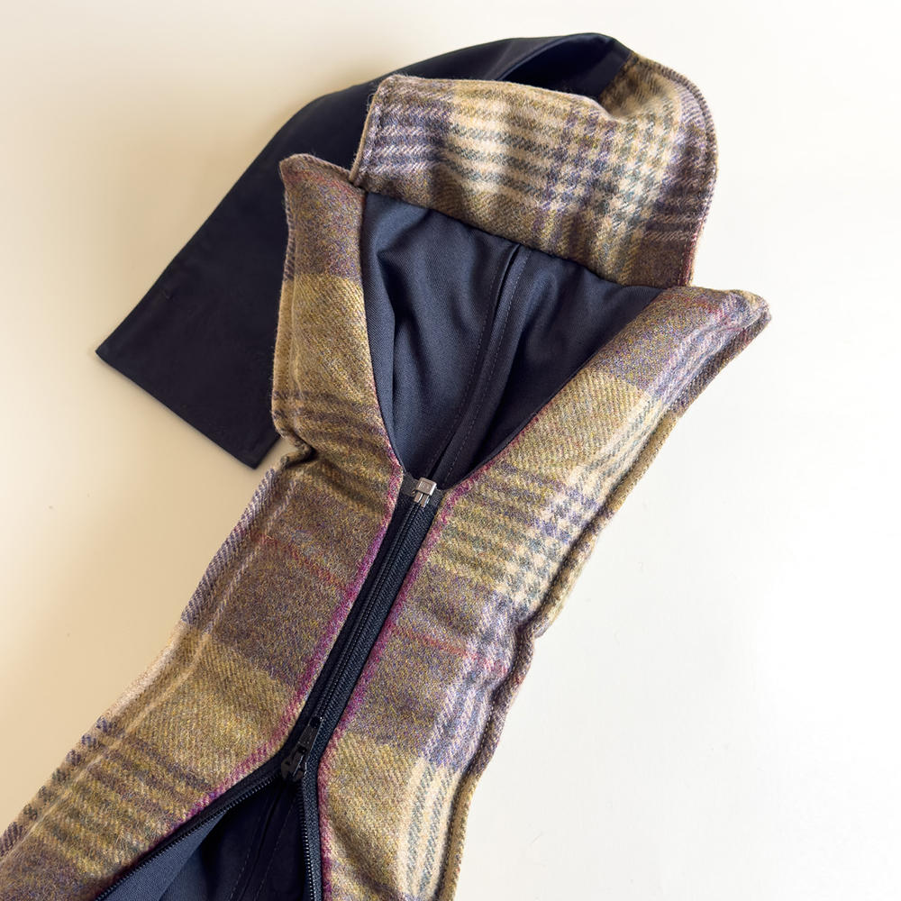 Helen Wells Hundebett-Kissen »Tweed Blackberry«, Gr. L 