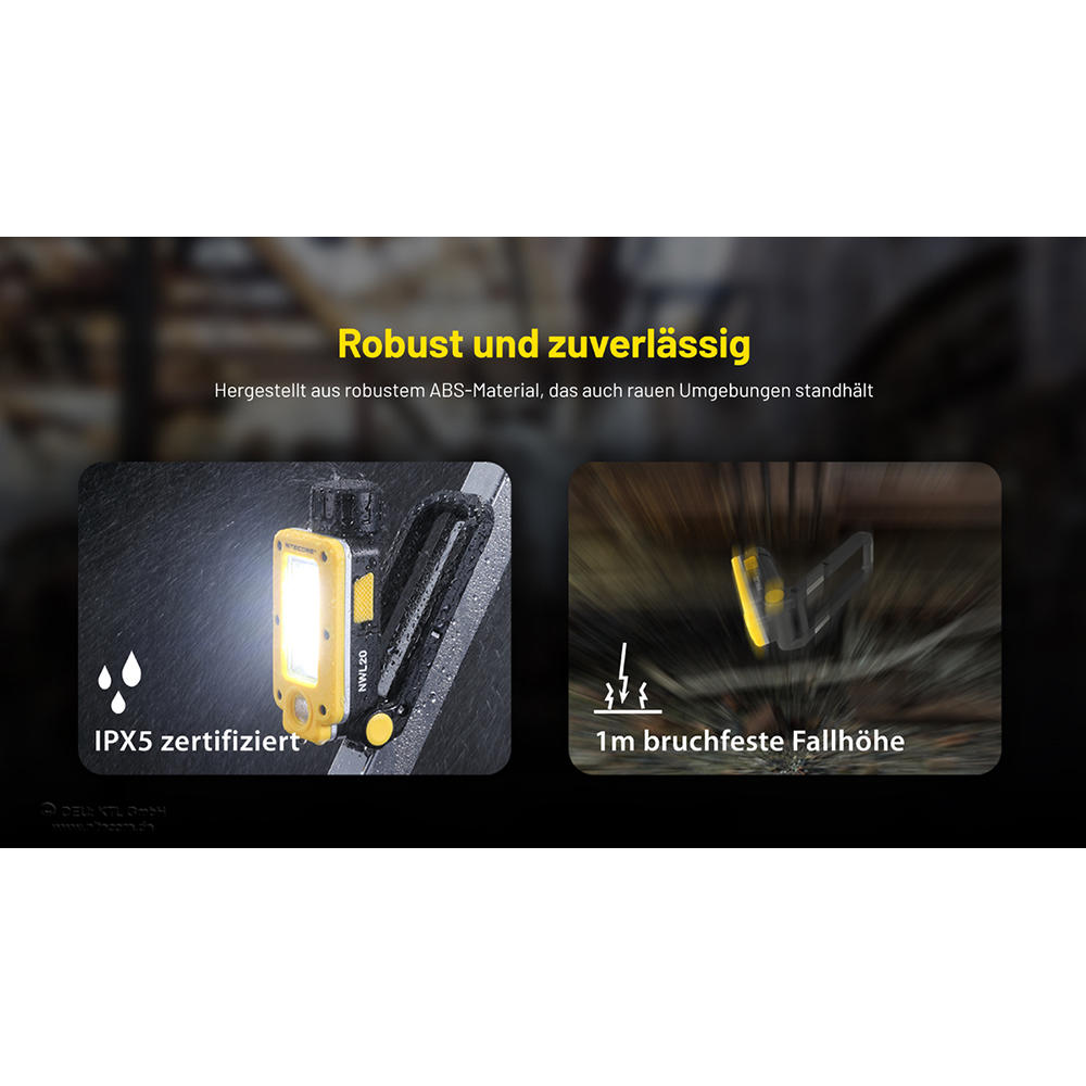 Nitecore® NWL20 Arbeitsleuchte, 600 lm