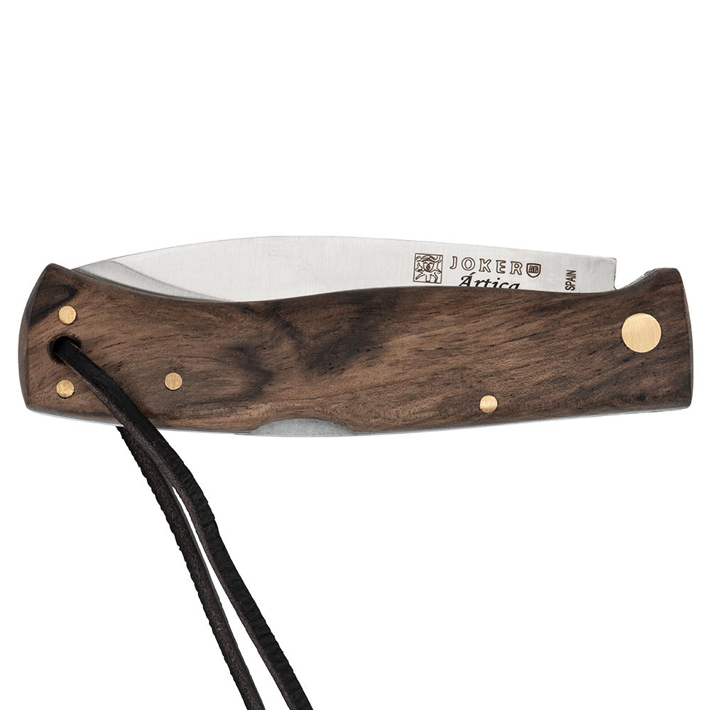 Joker™ Klappmesser Artica, Scandi-Schliff, Walnuss