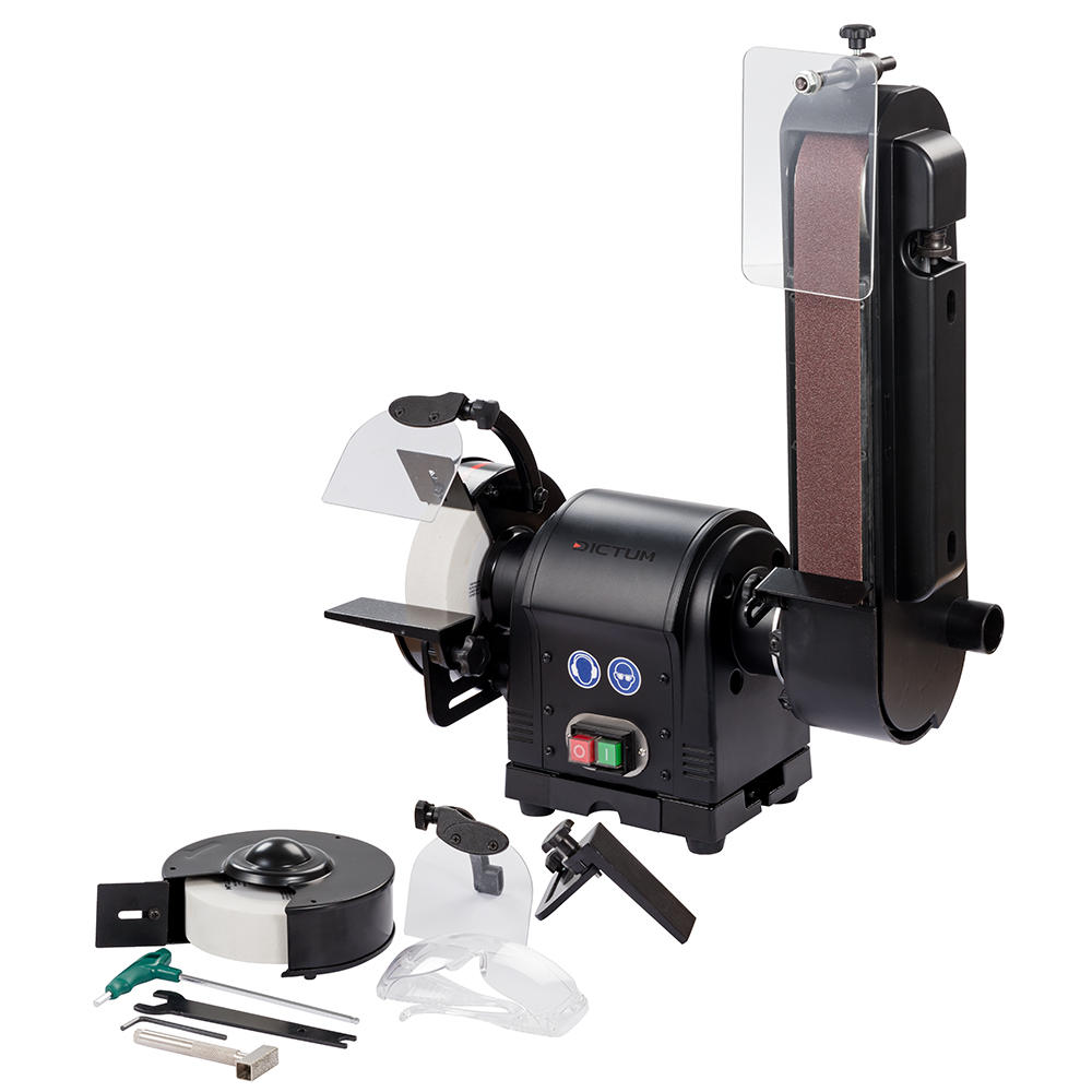 DICTUM® Stand-Bandschleifer, DS 150 L inkl. Bandschleifeinrichtung BS 50/55
