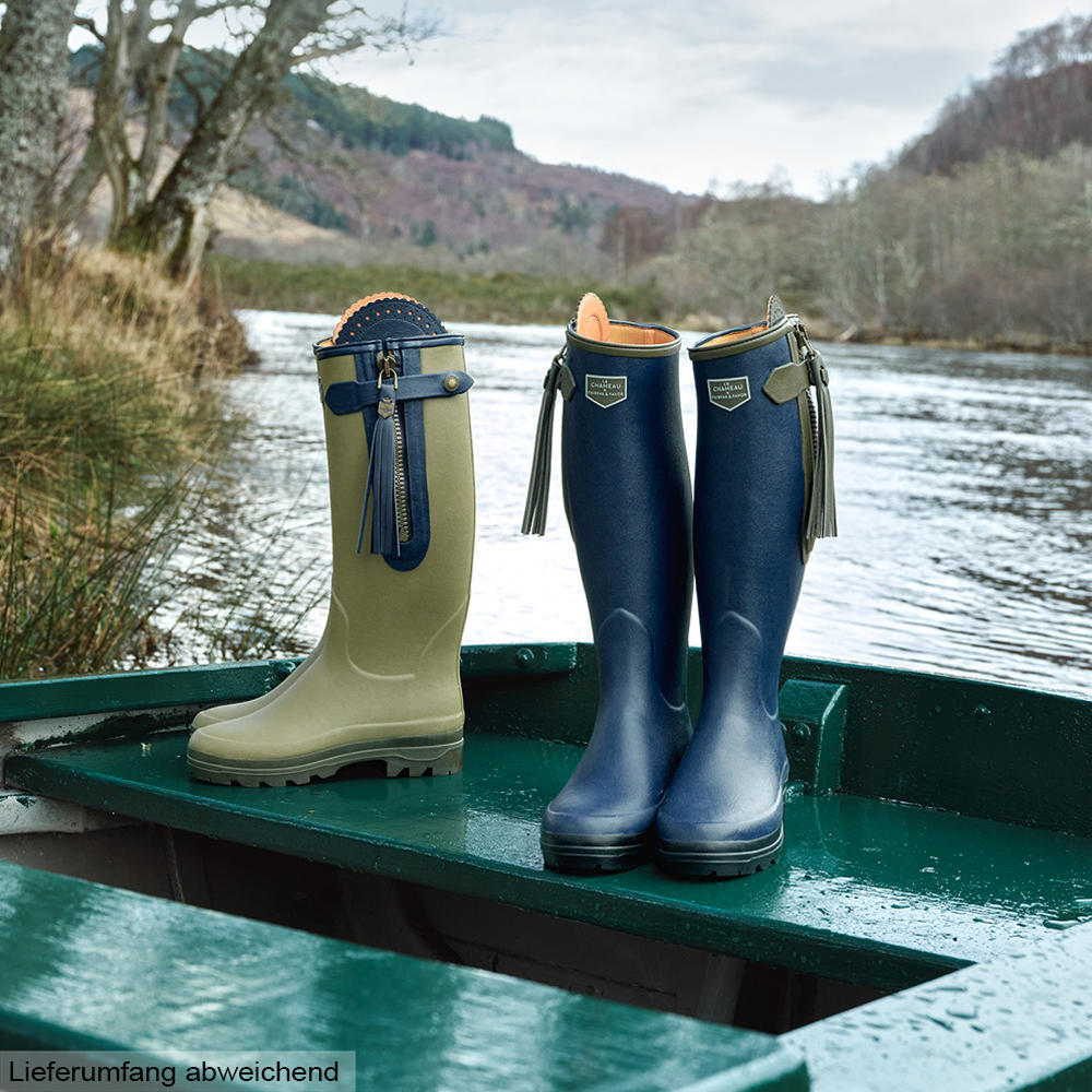 Le Chameau »L'Alliance« Ladies’ Rubber Boots, Neoprene Lining, Vert Vierzon