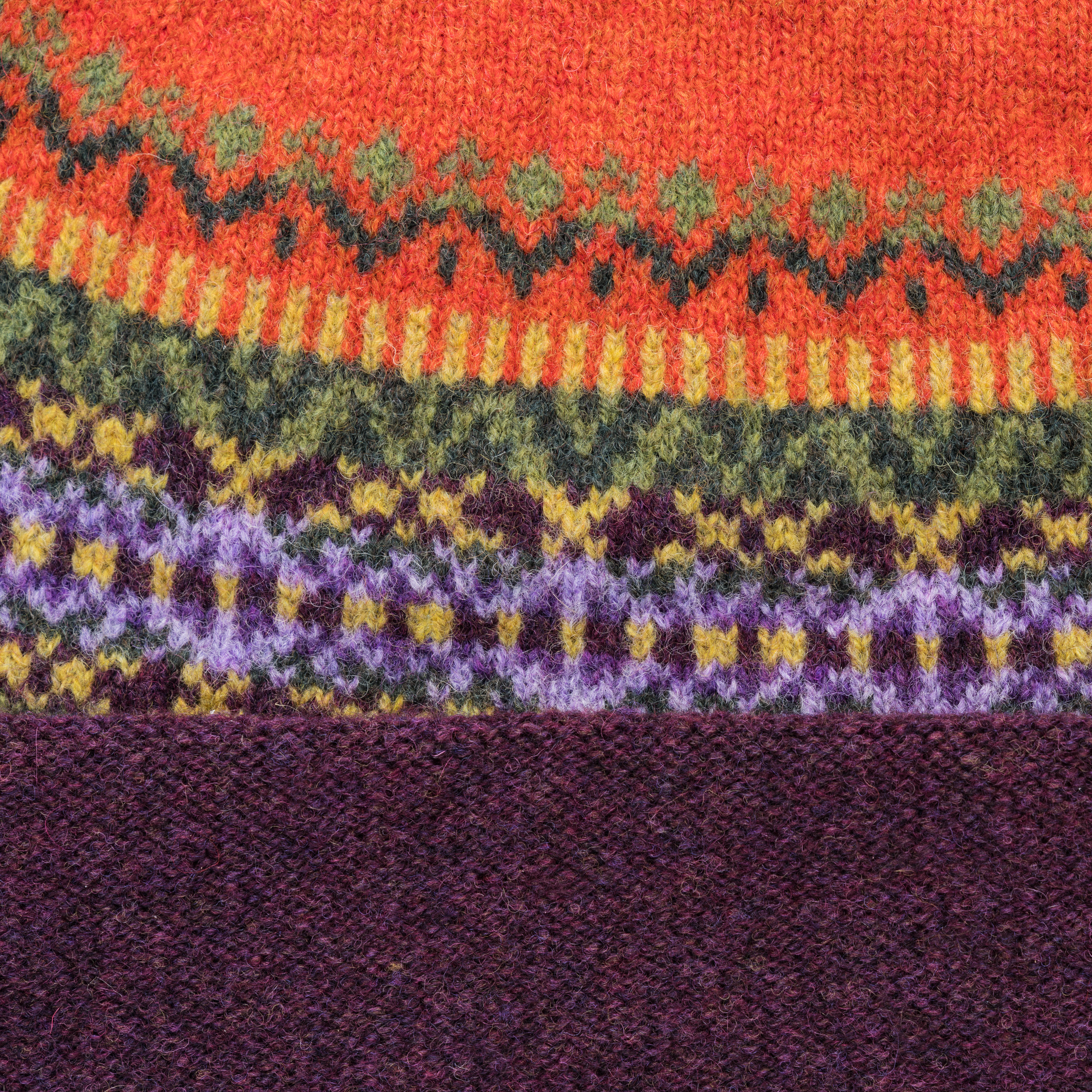 Eribé »Alloa« Knitted Hat, Fair Isle Pattern
