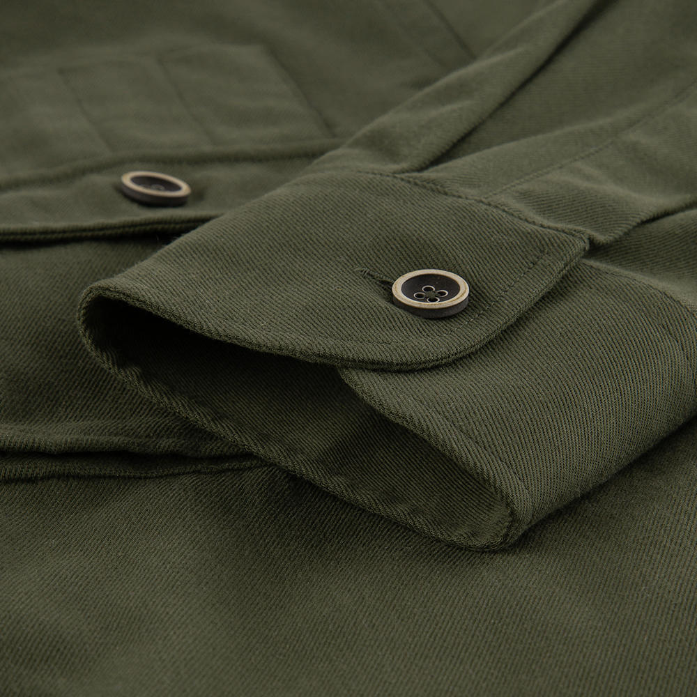 Men’s Safari Shirt, Cotton Twill