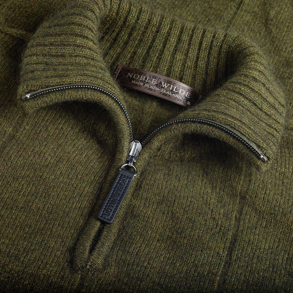 Possum Merino Men’s Zip Sweater