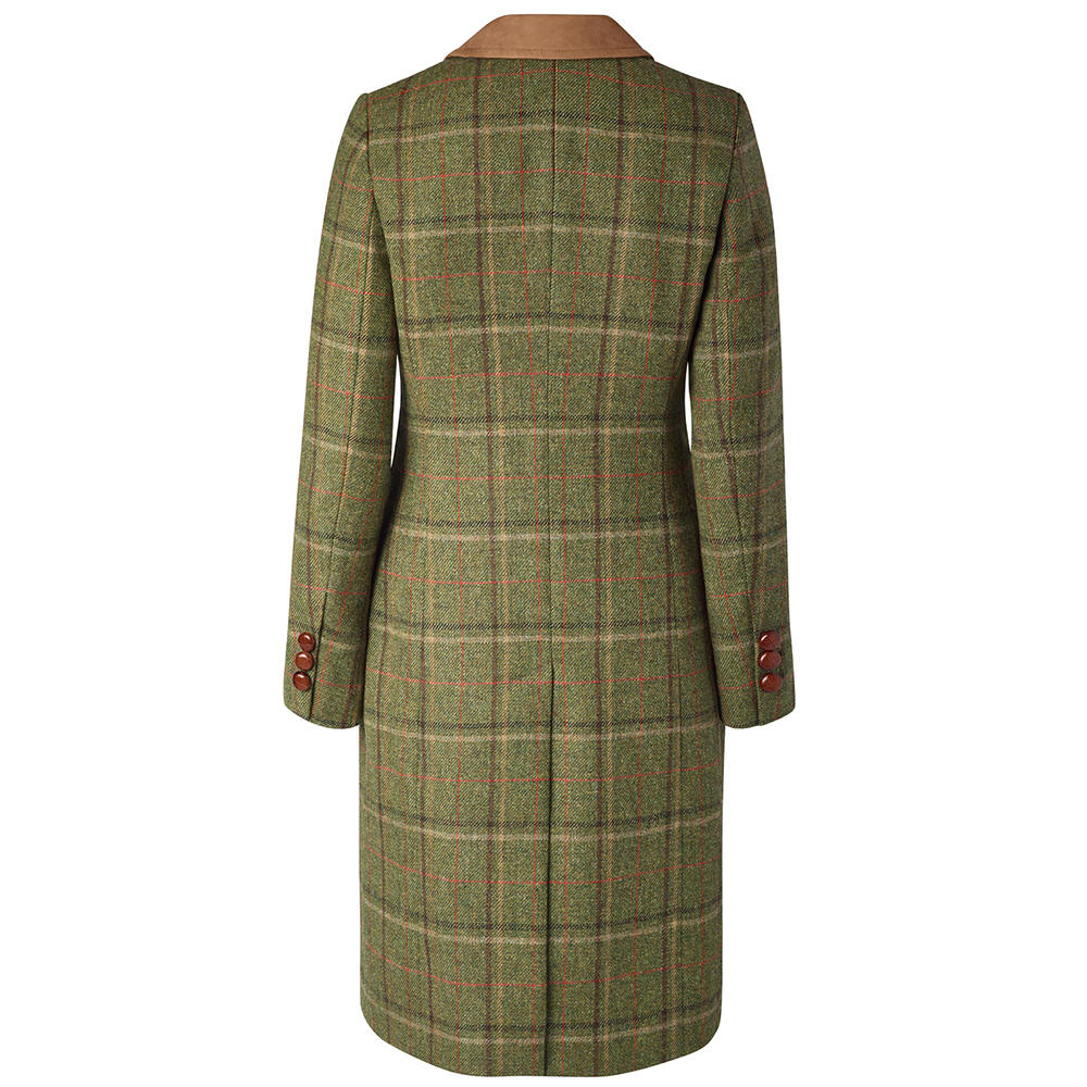 Damen-Tweedmantel Lovat