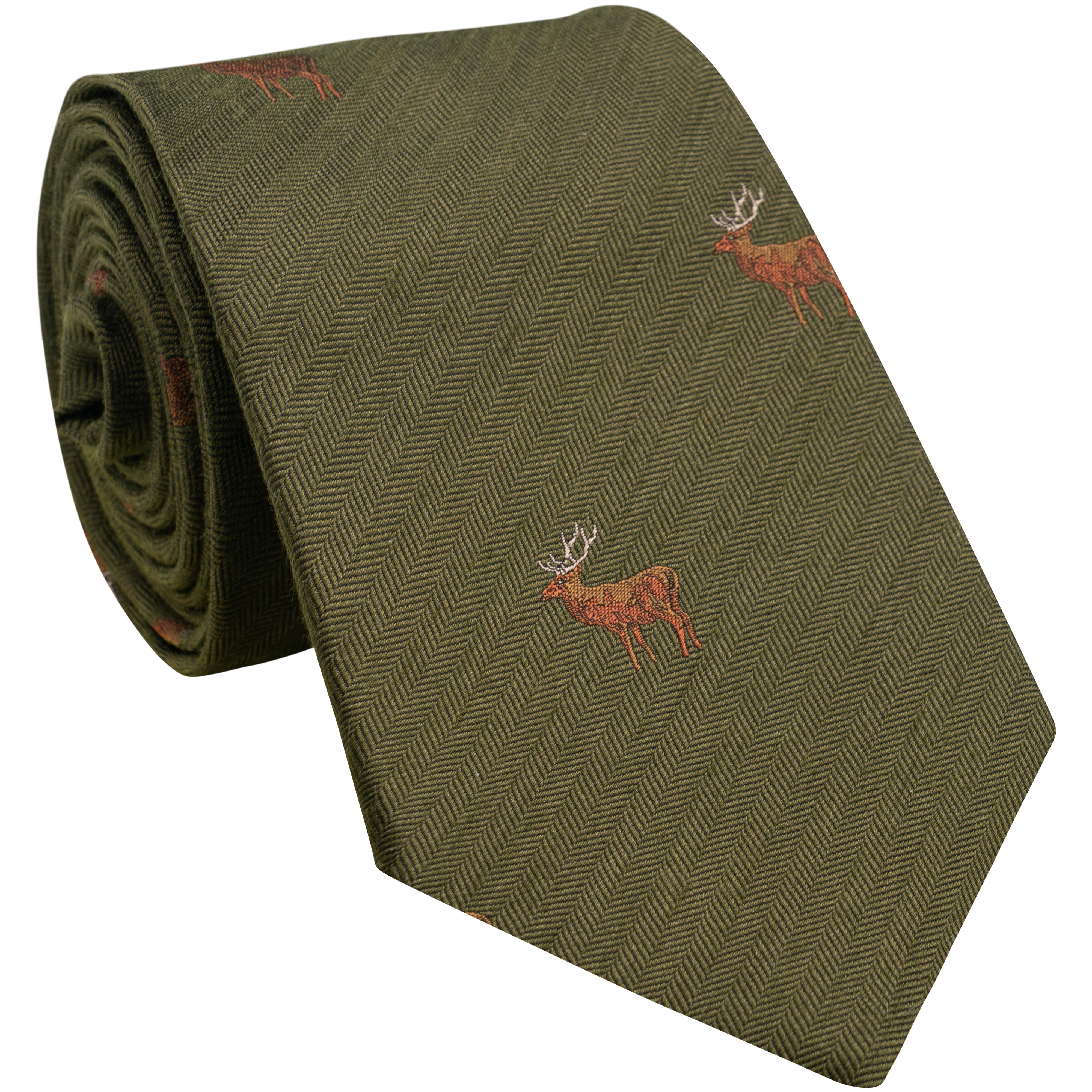 The GunDog Affair Tie, Stag Motif