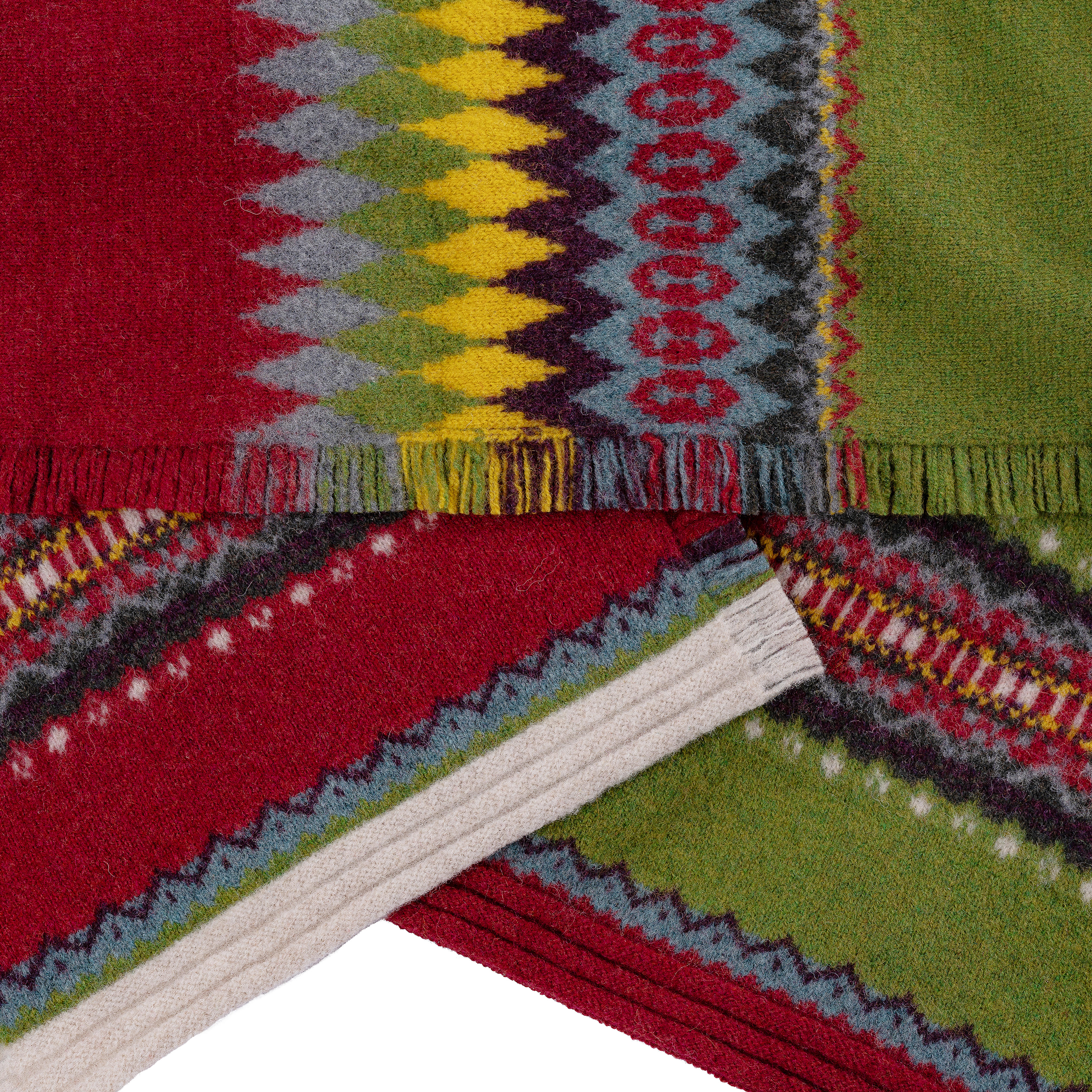 Eribé Scarf, Fair Isle Pattern