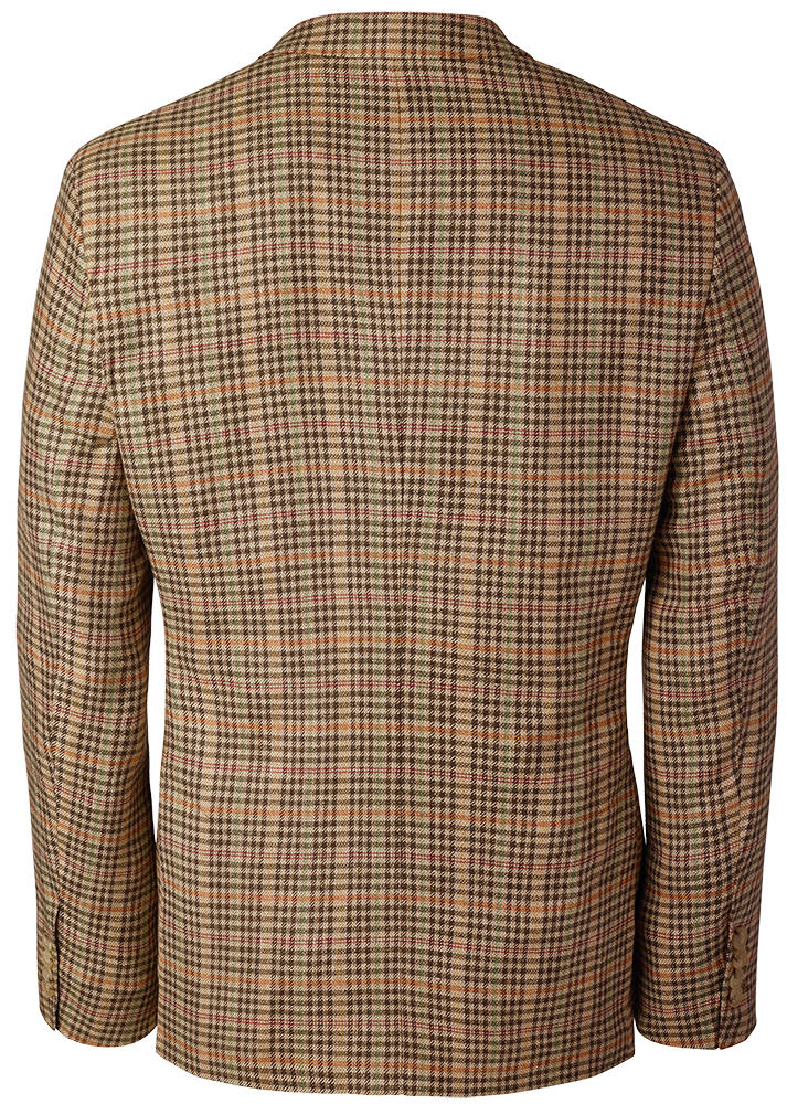 Herren Tweed-Sakko, beige-kariert