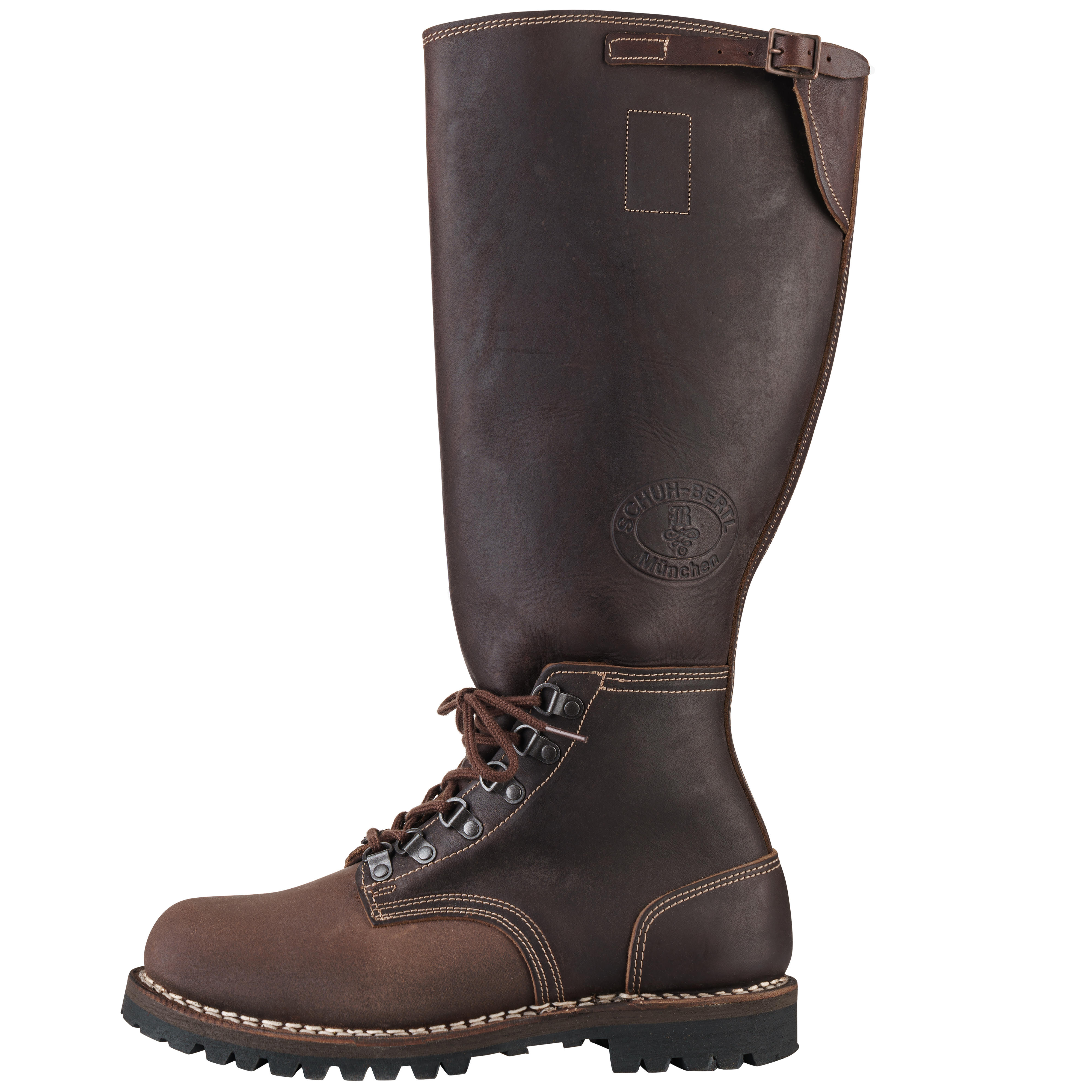 Bertl »Bilgari« Boots, Russia Leather, Double-stitched