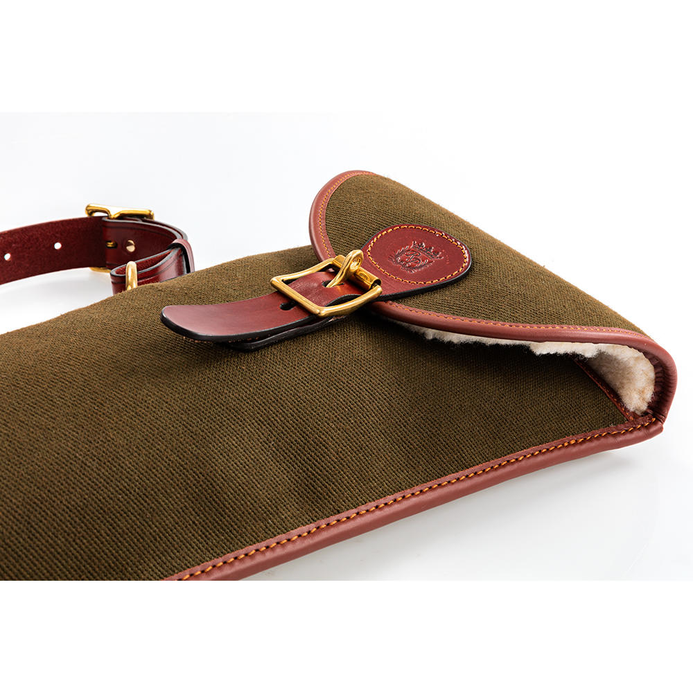 Rey Pavón Shotgun Case Canvas/Nappa, Green