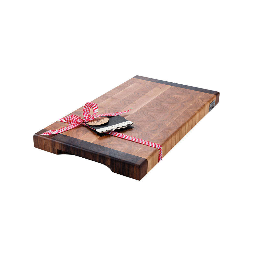 Planche à découper Mosaïque, merisier/noyer