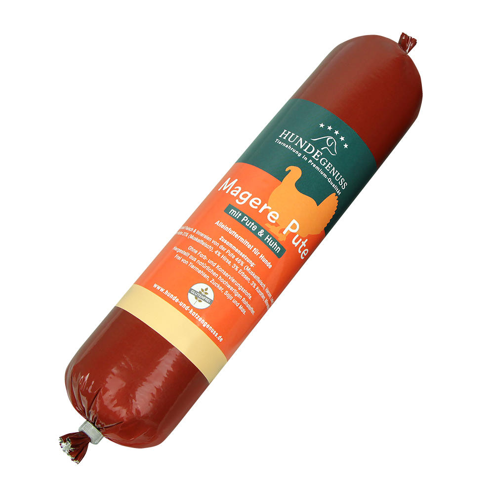 »Hundegenuss« Magere Pute, 6 x 400 g