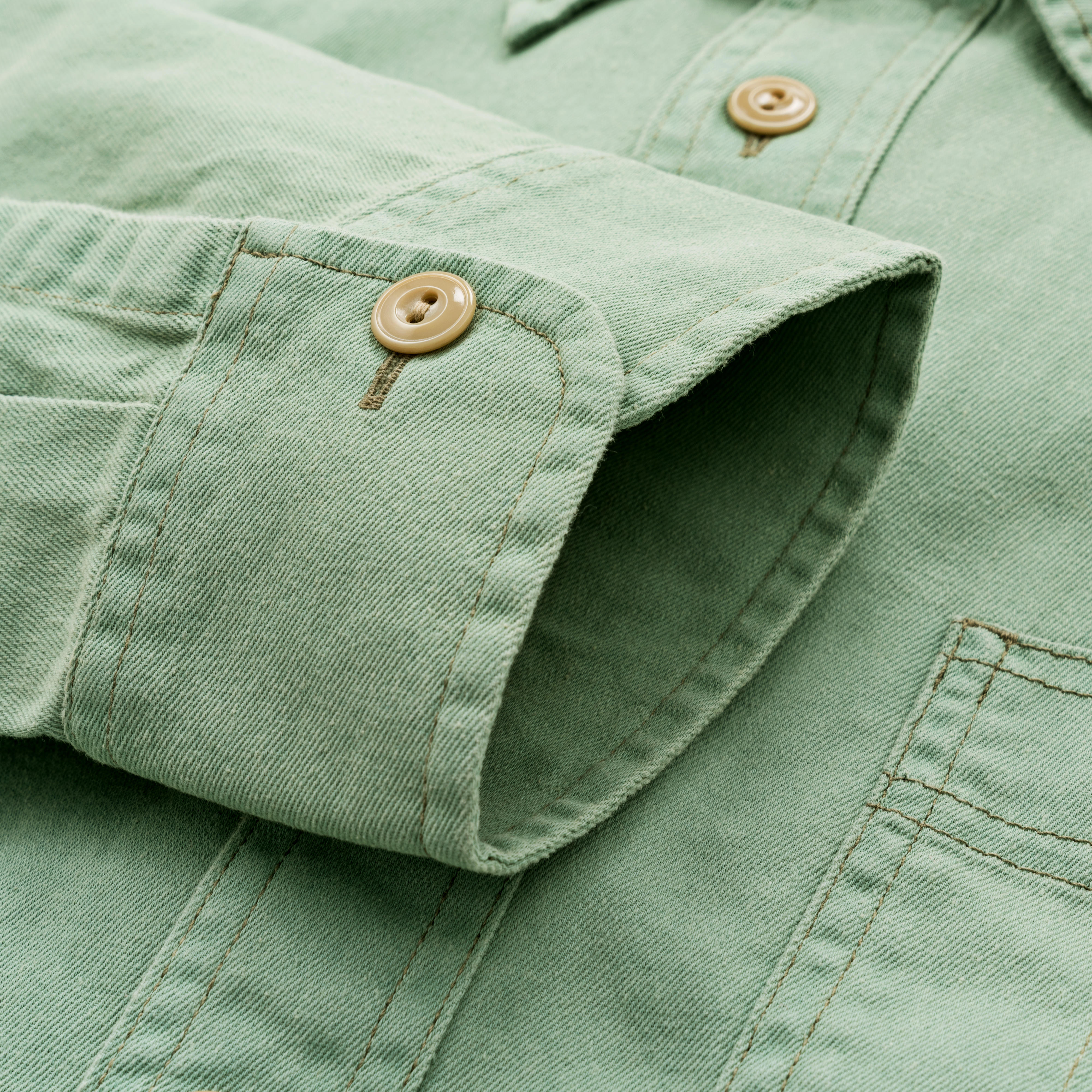 Filson Shipwright Fine Twill Shirt, Flint Green