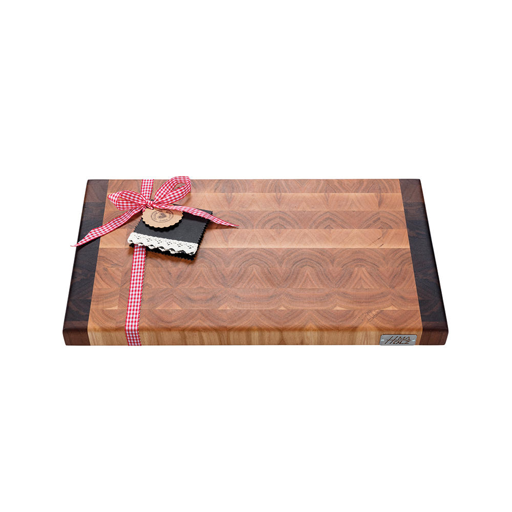 Planche à découper Mosaïque, merisier/noyer
