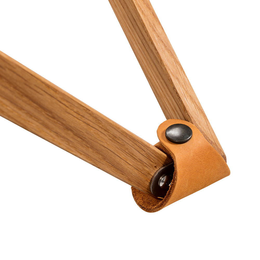 Leather Floor Glides for Kampierstuhl Folding Chair, 4 Pieces