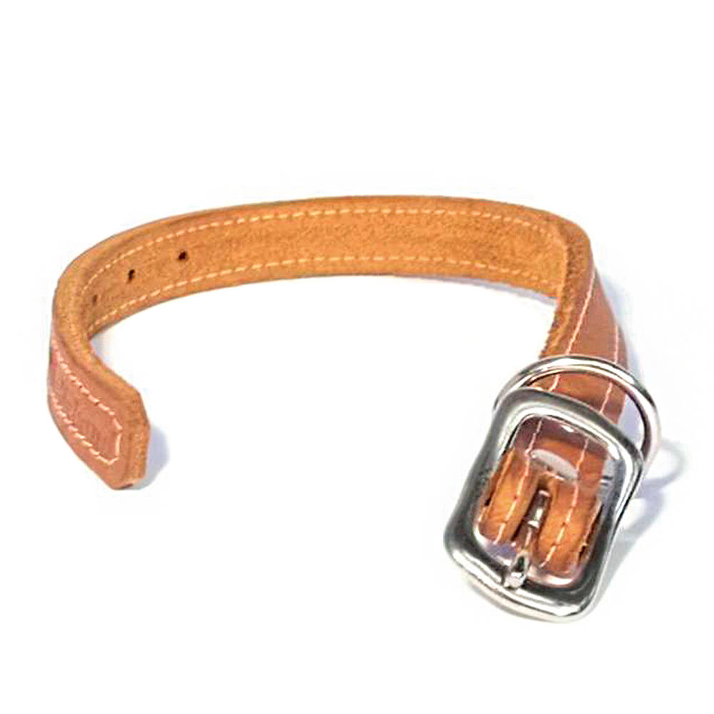 Bolleband Halsband Classic 15 mm, cognac, M