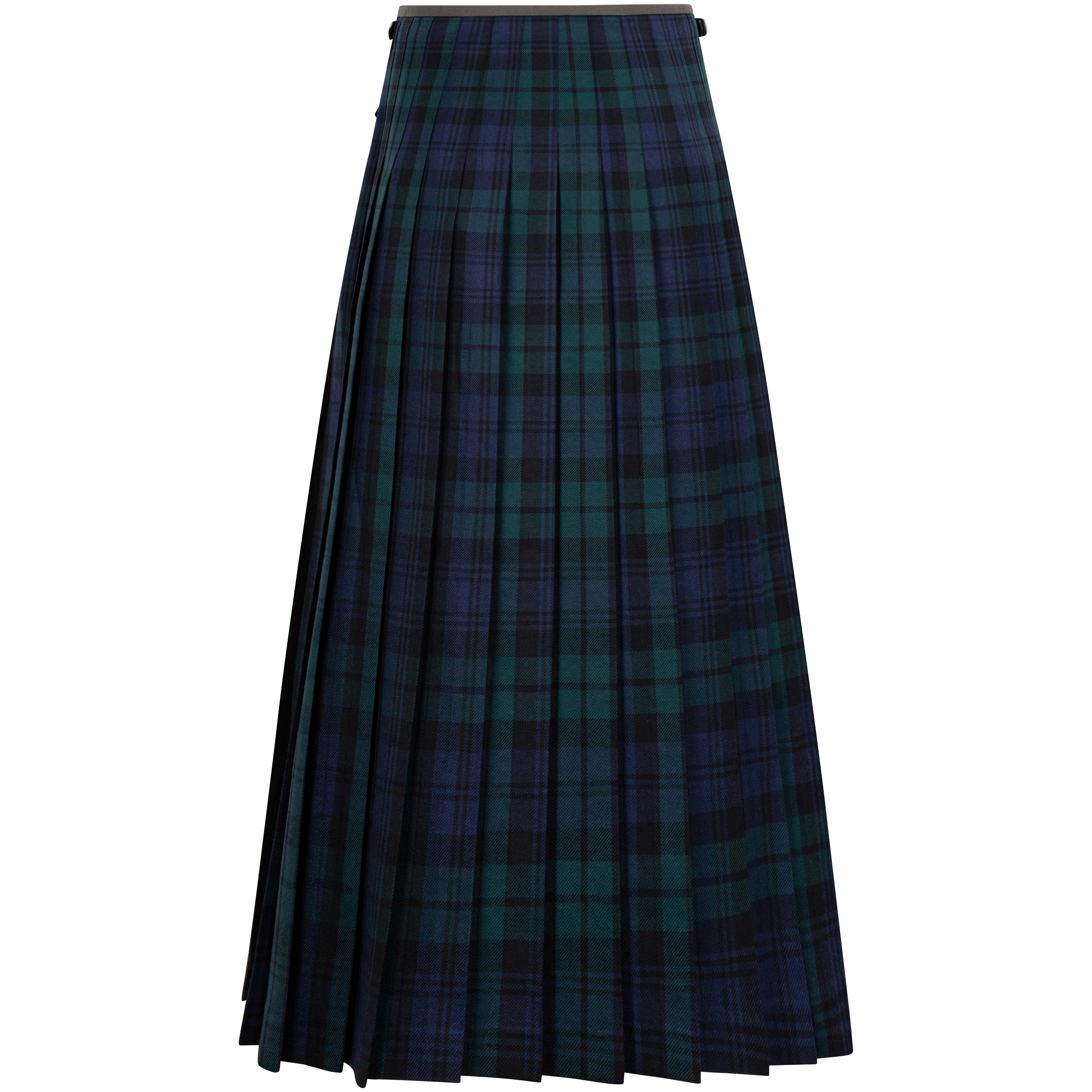 Jupe kilt femme "Carlow", vert à carreaux