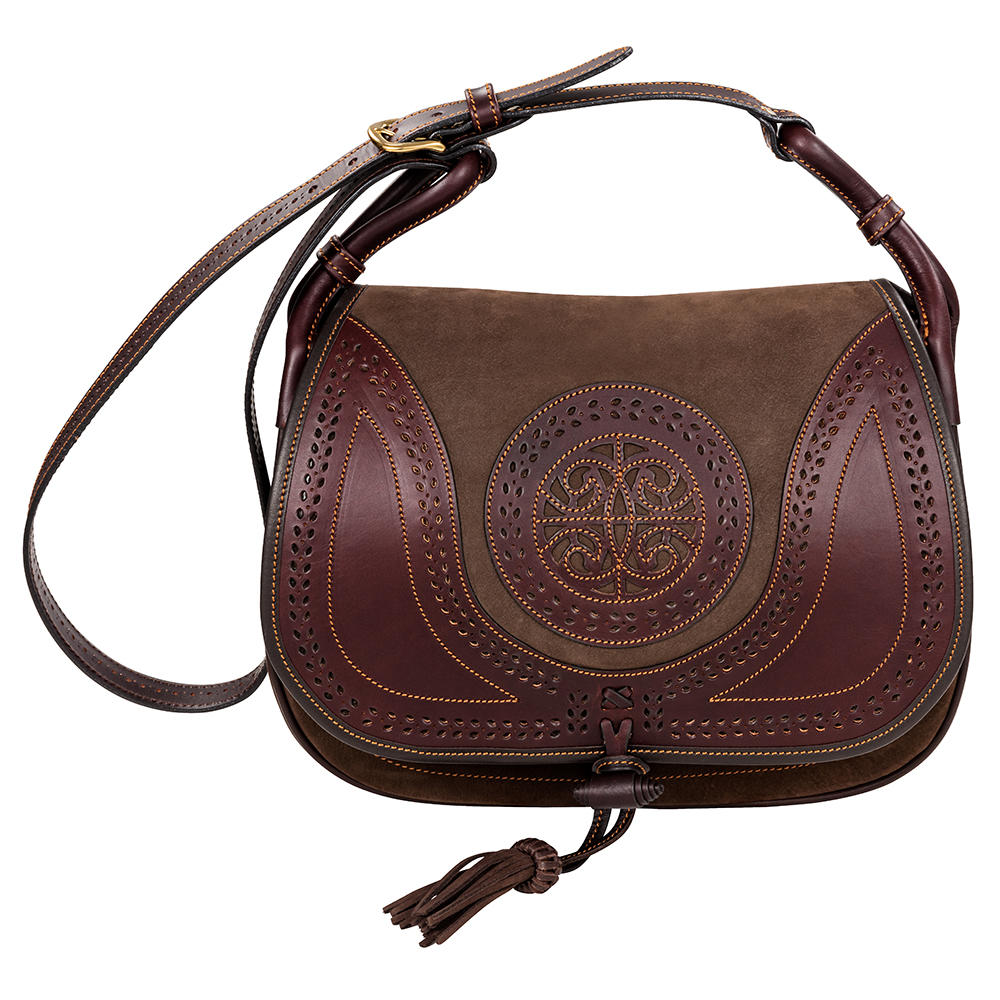 Rey Pavón Purse, Nappa/Nubuck, Brown