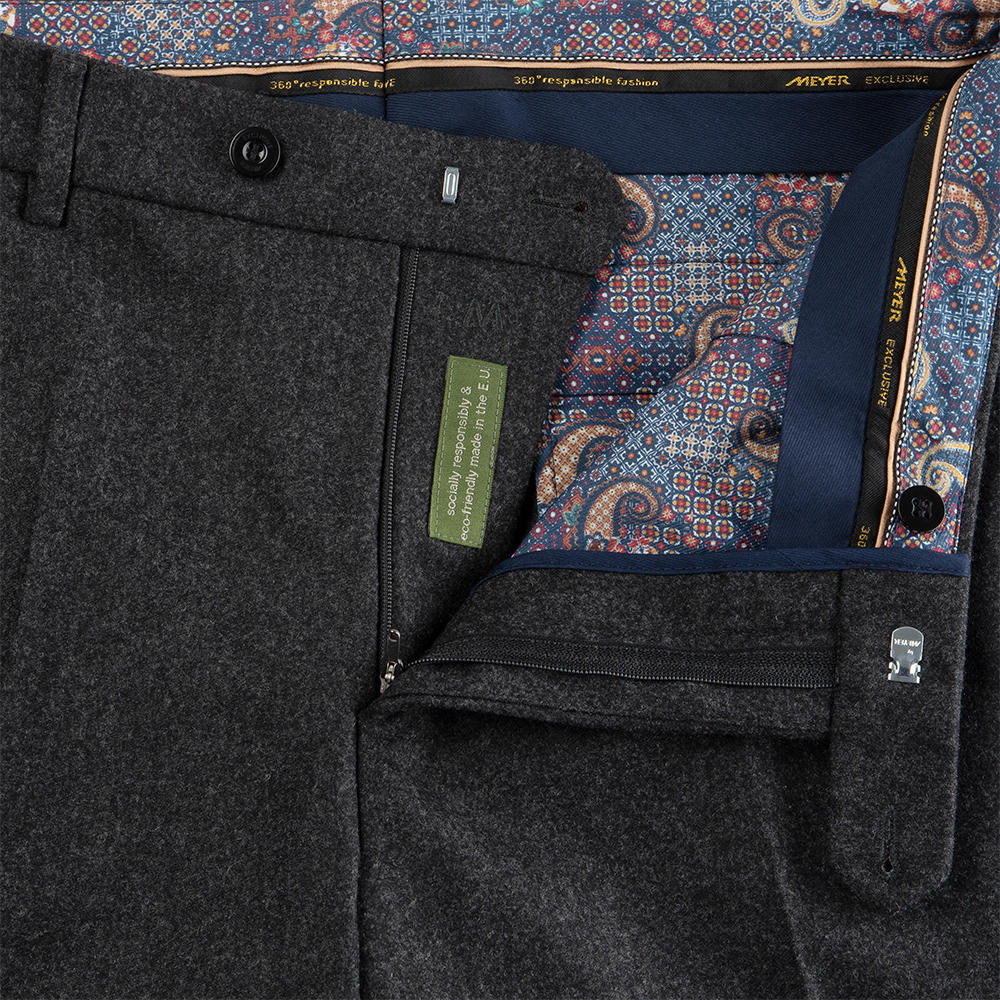 Meyer »Bonn« Men's Flannel Trousers