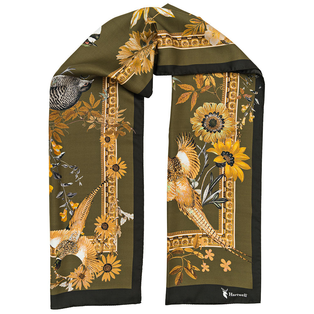Foulard en soie Hartwell » Faisan «