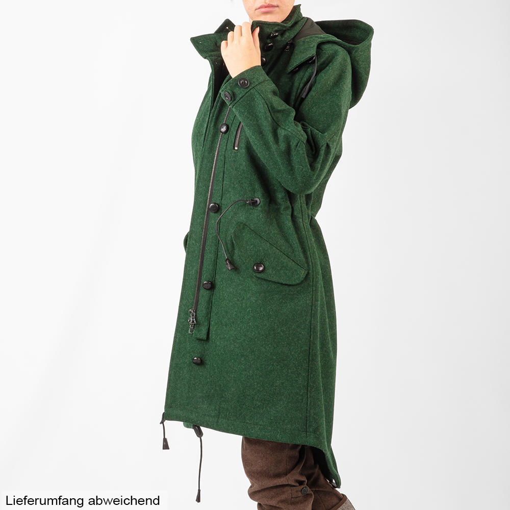 Damen Lodenparka, grün