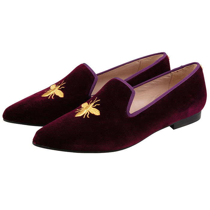 Ladies Velvet Loafer »Bee«