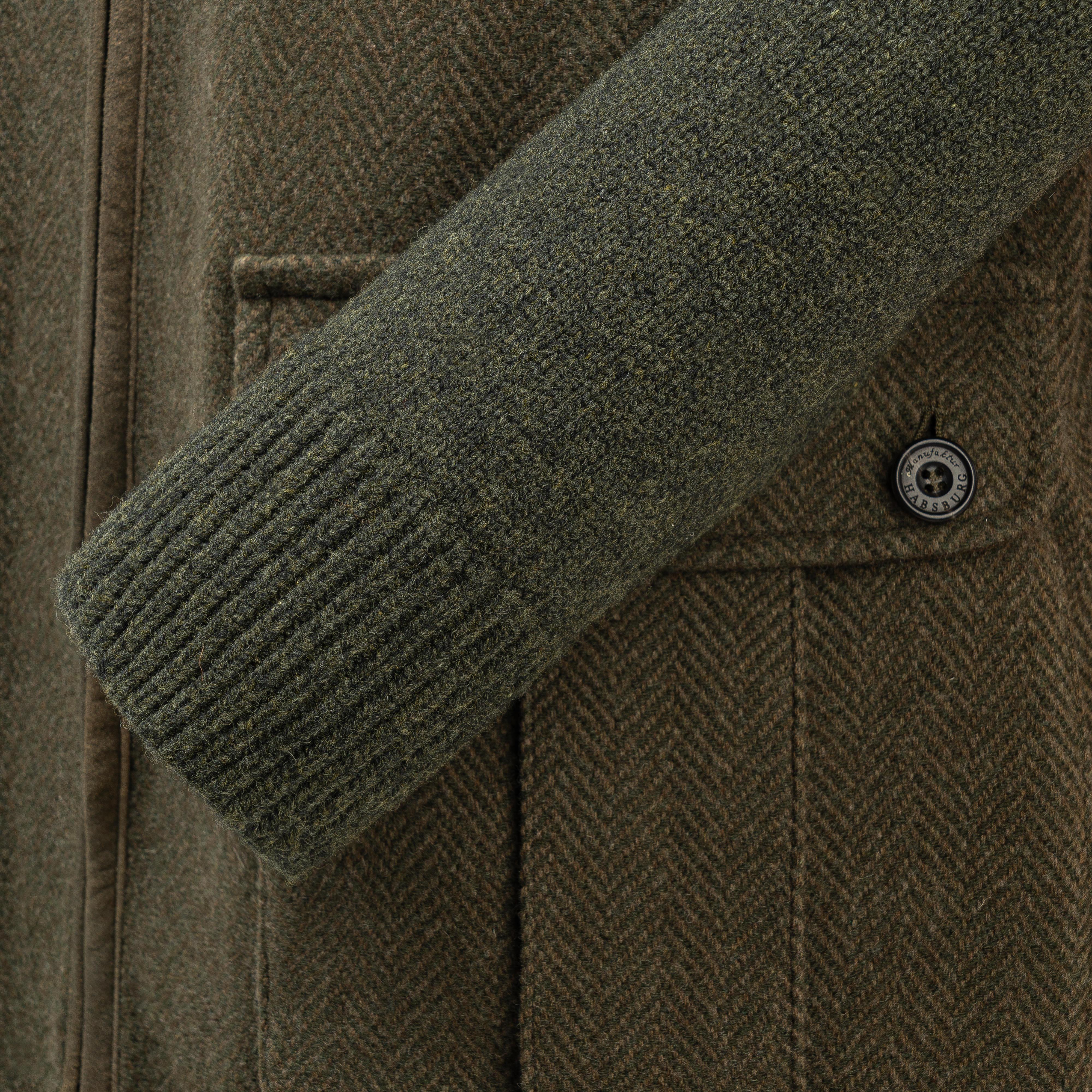 Habsburg »Hirschenau« Men's Cardigan with Loden