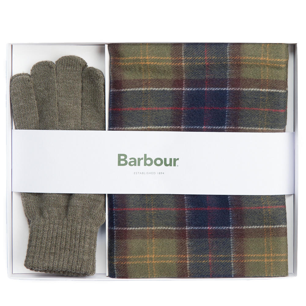 Barbour Geschenk-Set »Classic/Olive«