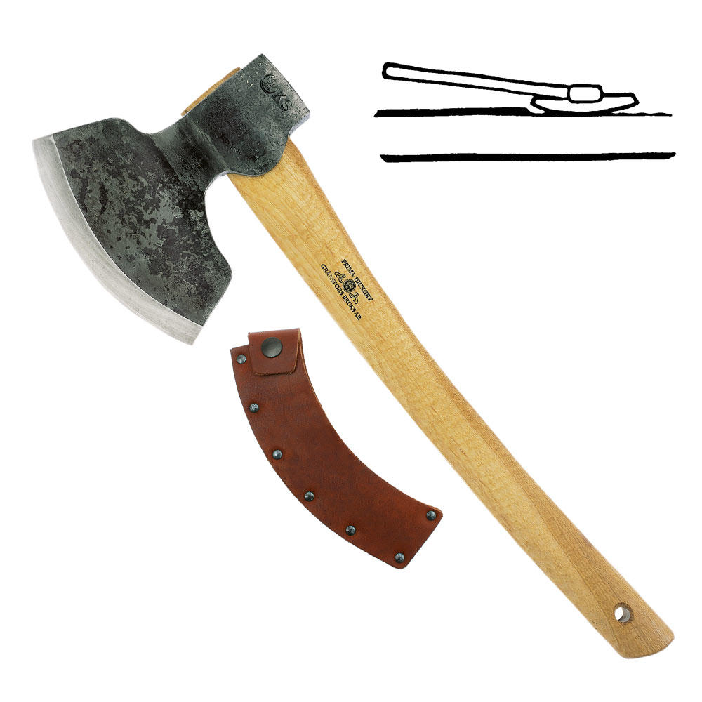Gränsfors® Broad Axe No. 1900, Single Left Bevel