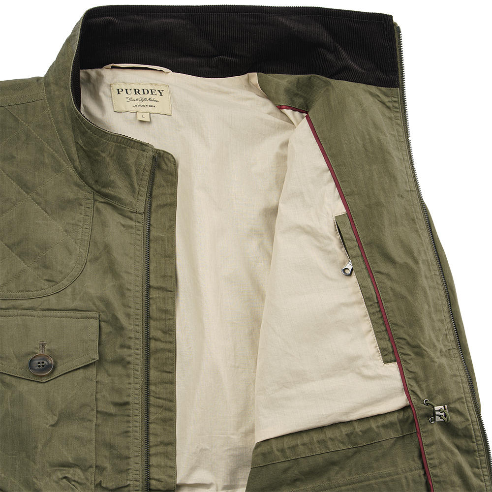 Purdey Herren Dry Wax Jacke