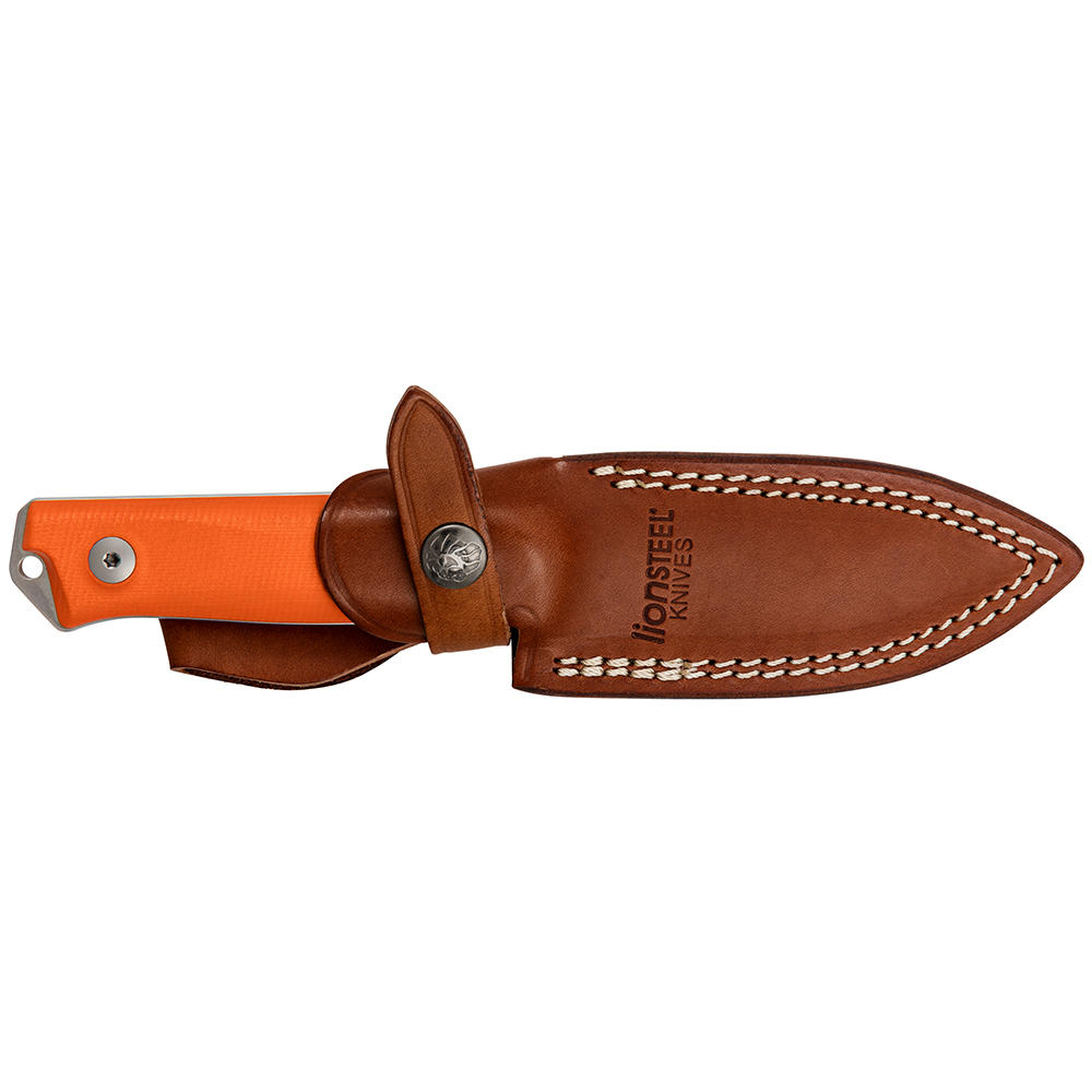 Couteau de chasse et de plein air Lionsteel® B41, G10 orange