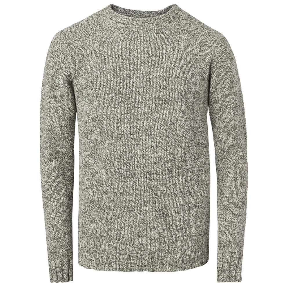 Harley Herren Pullover British Wool, graubeige