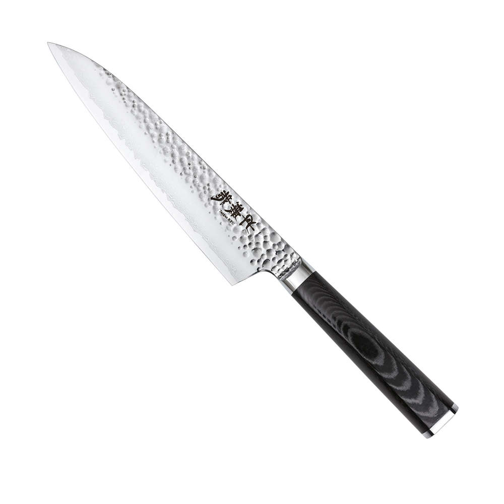 Tanganryu Hocho, micarta de lin, Gyuto (couteau à poisson et à viande), 210 mm