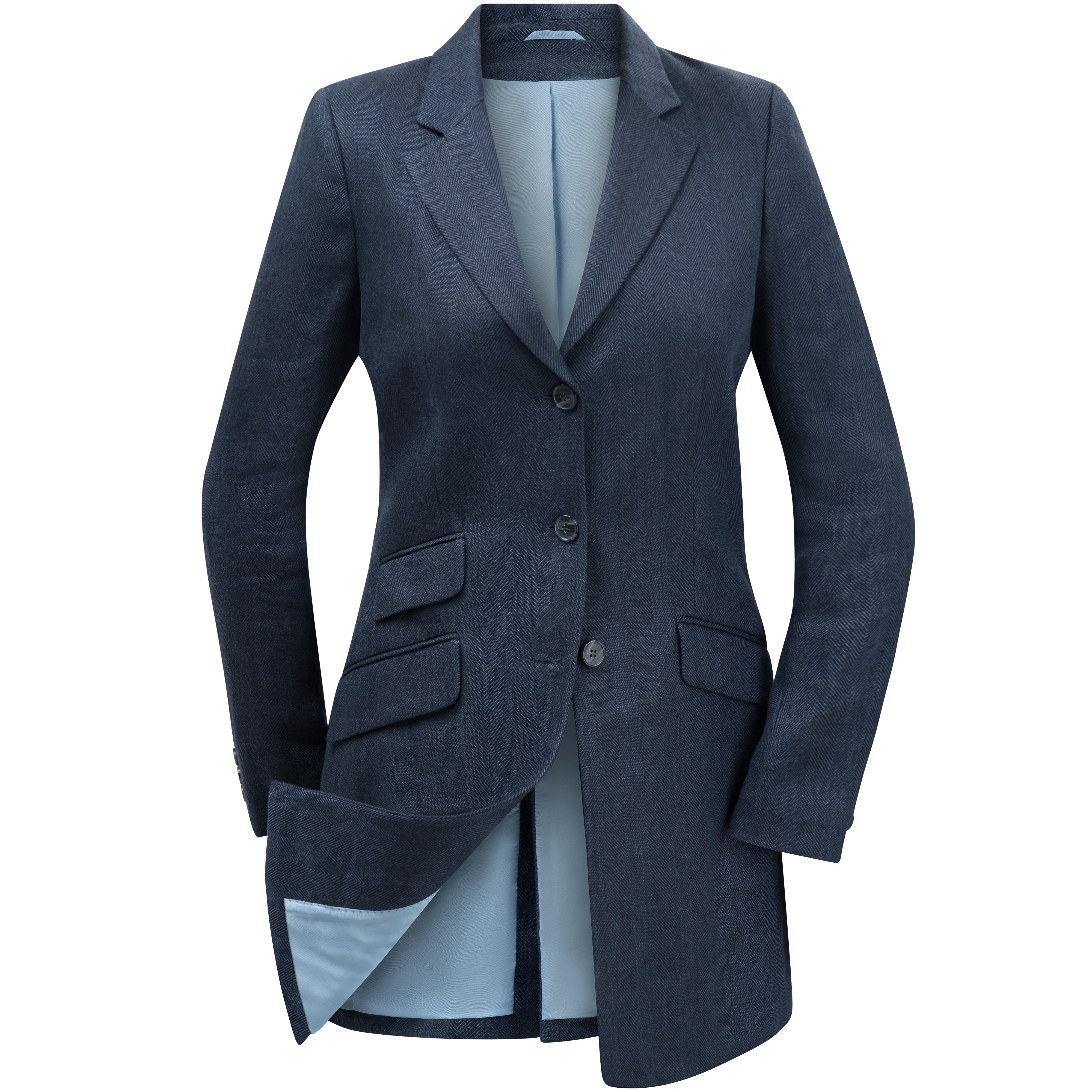 Damenblazer Irisches Leinen, dunkelblau