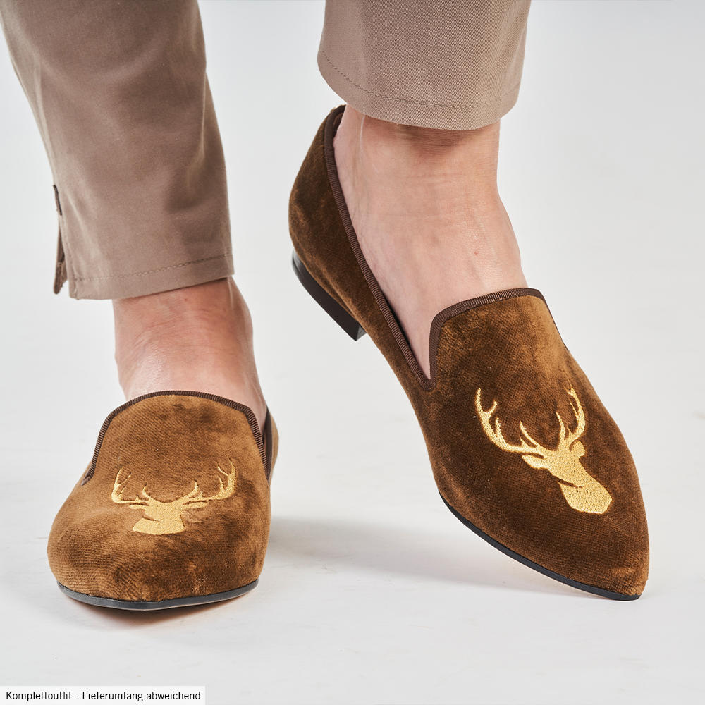 Ladies Velvet Loafer »Deer«