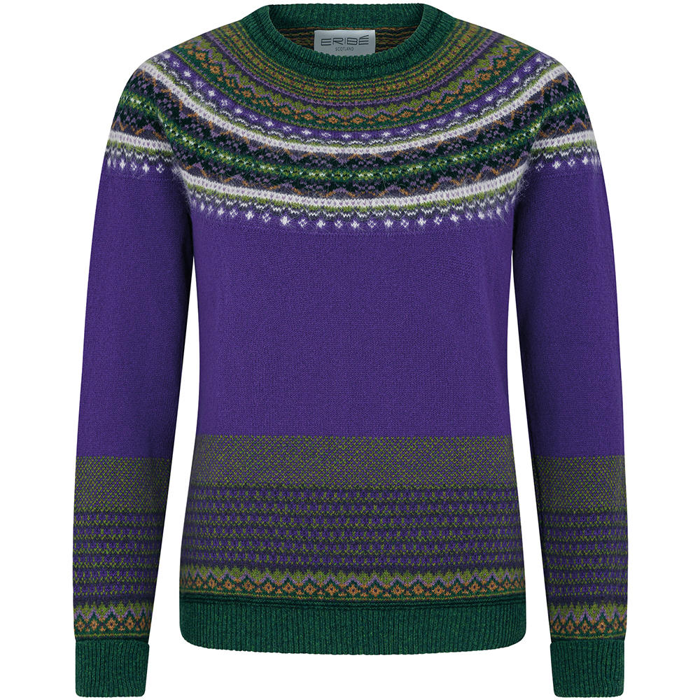 Violetta: Lila mit Grün, Weiß, Orange und Lavendel