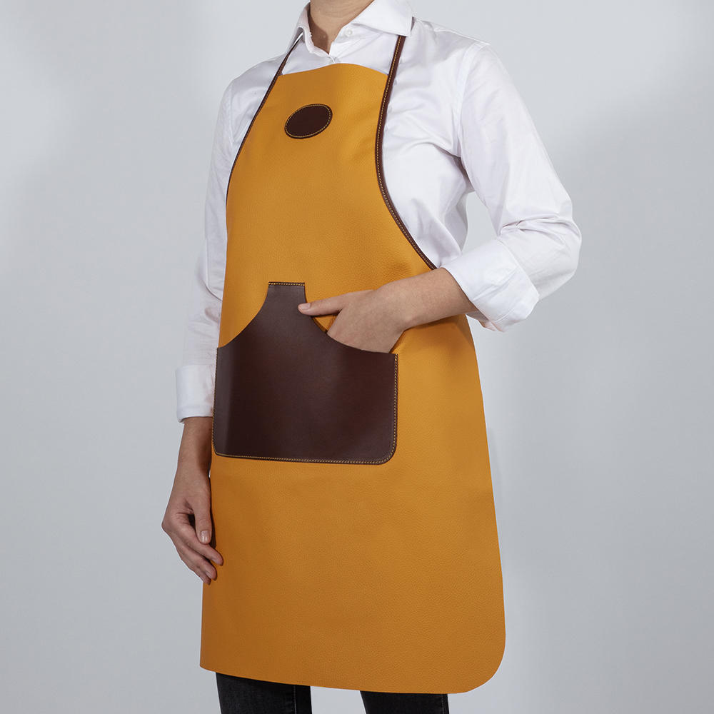 Alexandre Mareuil Leather Apron, Yellow