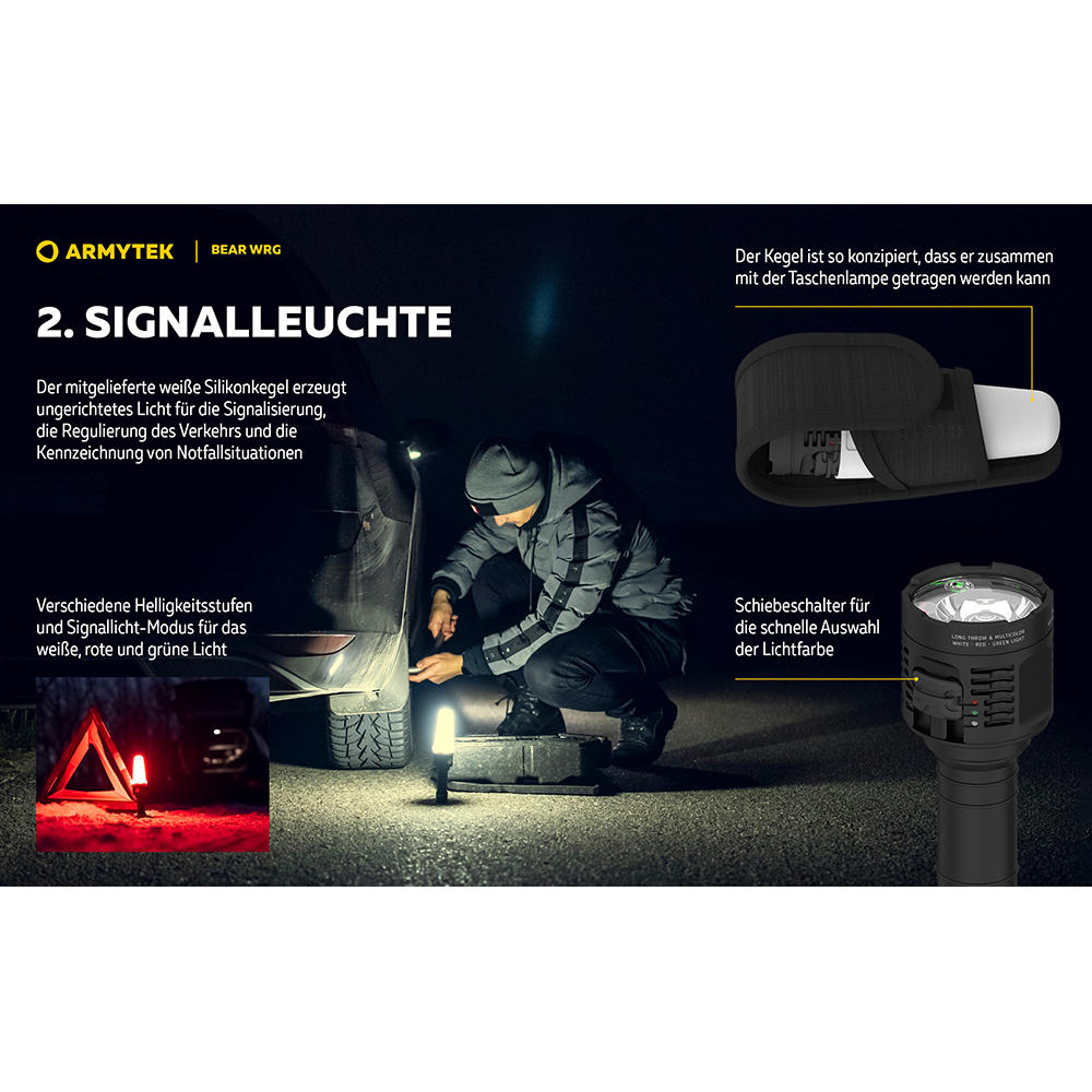 Armytek Bear WRG Taschenlampe, LED, 1500 lm