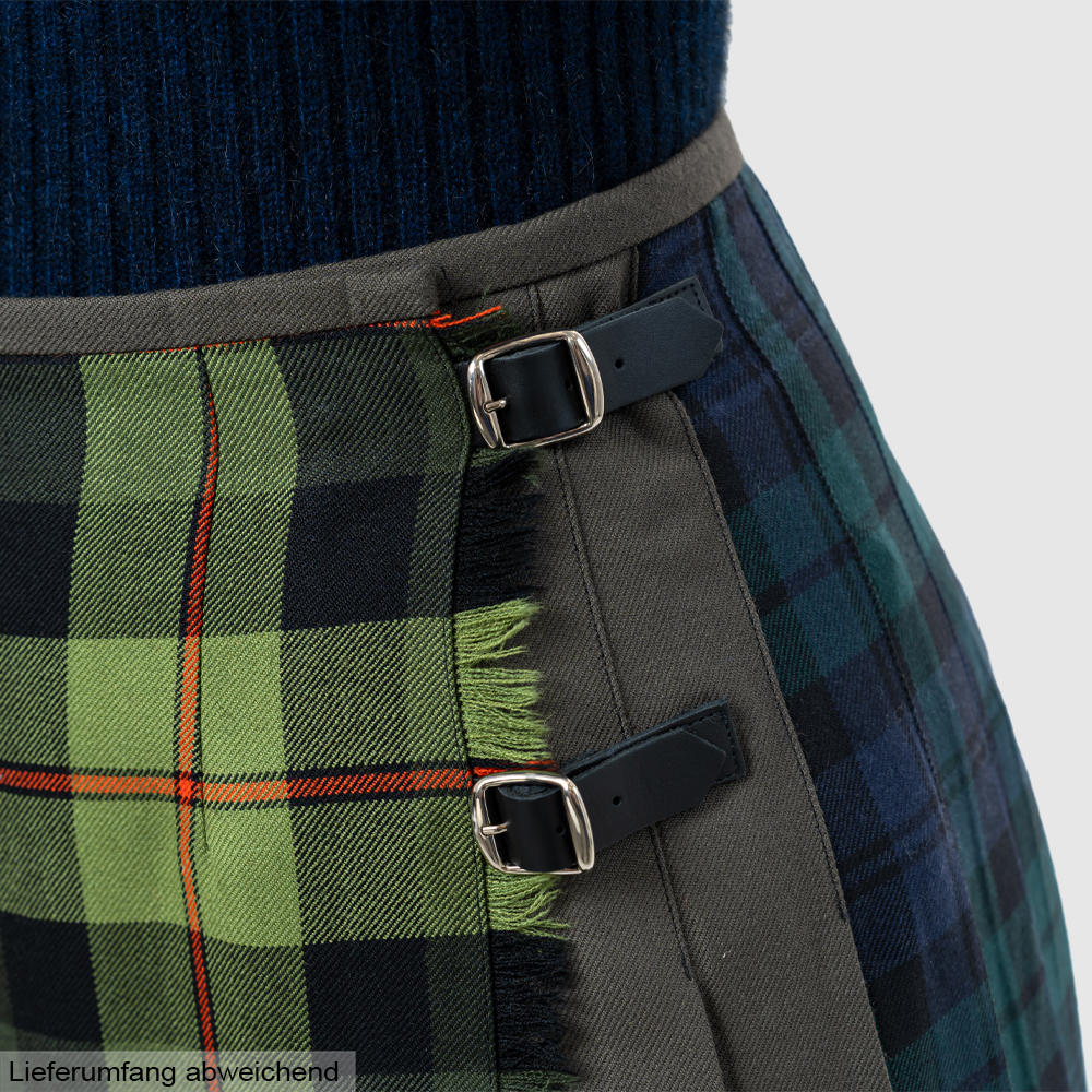 Jupe kilt femme "Carlow", vert à carreaux