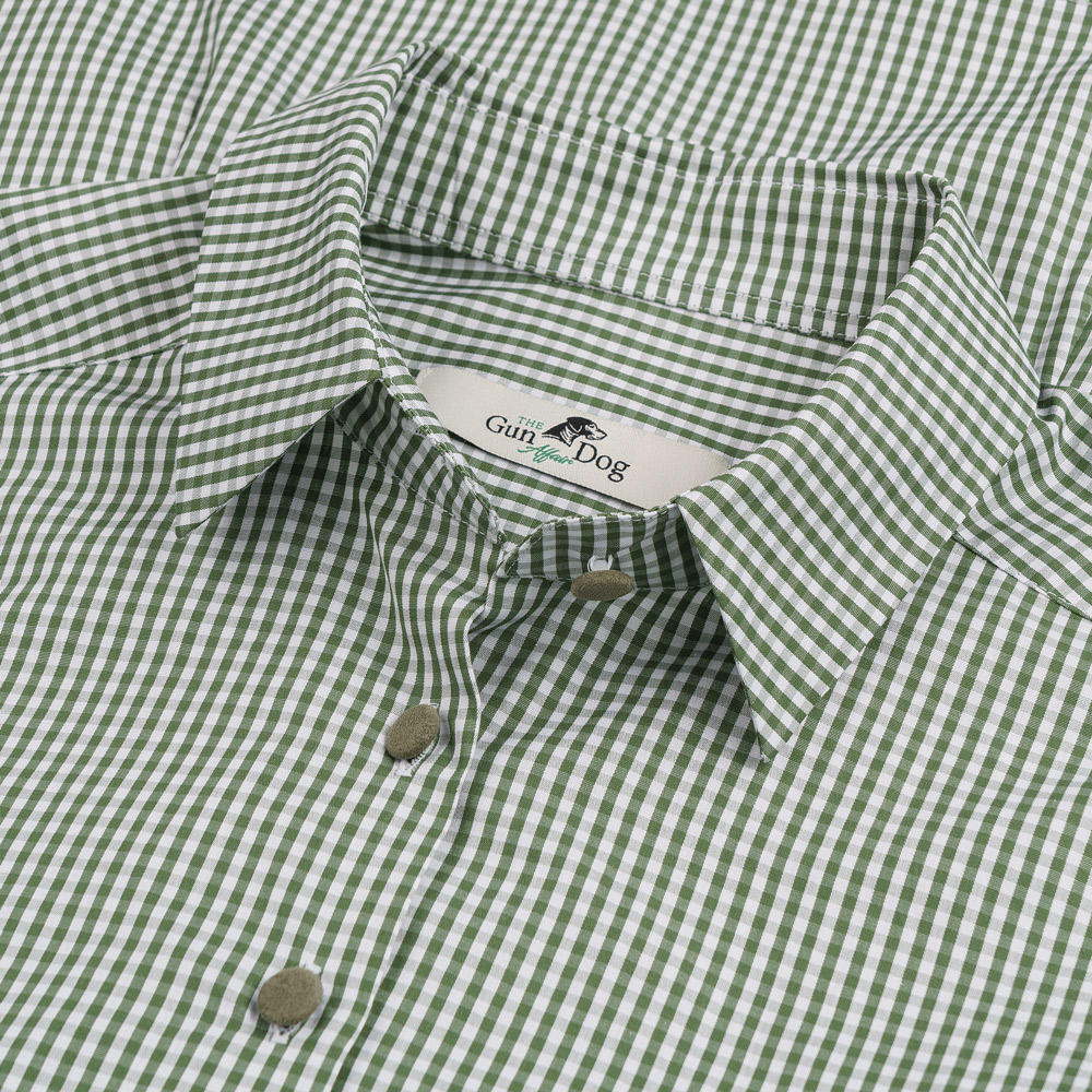 Damenbluse Gingham mit Patches