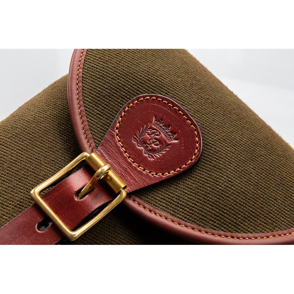 Rey Pavón Shotgun Case Canvas/Nappa, Green